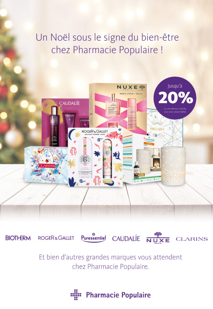 Un Noël sous le signe du Bien-Être chez Pharmacie Populaire